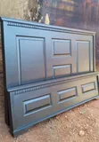 Modern Gray Rectangular Headboard - Brand New - 1