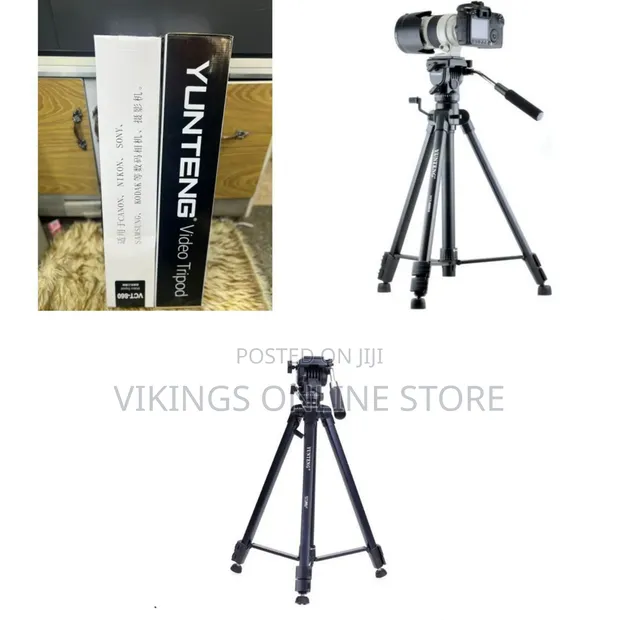 Yunteng VCT-860 Camera Tripod with Hydraulic Head - 1