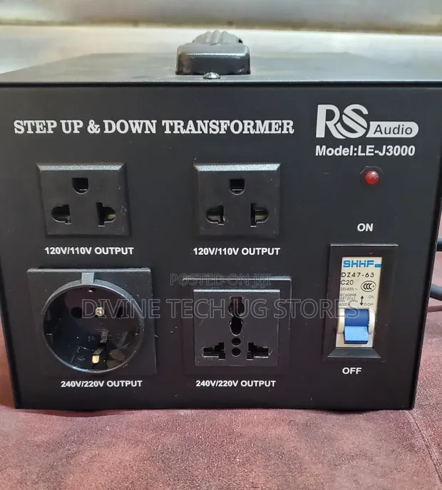 RS Audio LE-J3000 Step Up/Down Transformer 3000W - 1
