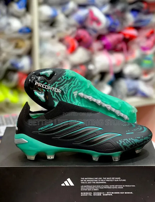 Original Adidas Predator Football Boots - Black - 1