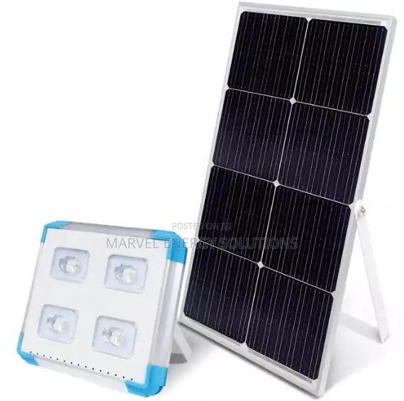 High-Brightness Solar Floodlight - 7,584 Lumens - 1