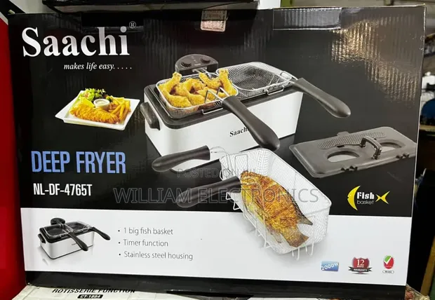 Saachi NL-DF-4765T Double Deep Fryer - 1