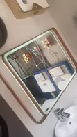 LED Mirror with Bluetooth & Anti-Fog - Gold Frame - 2