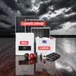 24V 100Ah Hybrid Solar Power Package with 2.56kWh Lithium Battery - 1