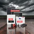 2.56kWh Hybrid Solar Kit with 24V Lithium Battery - 2
