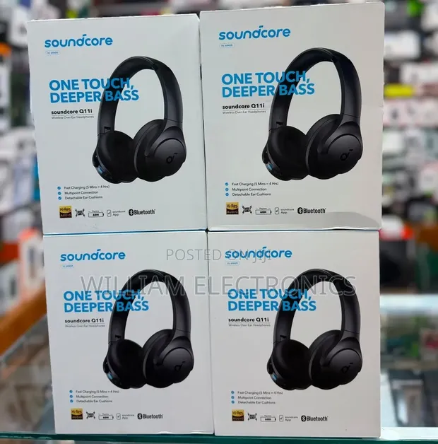 Soundcore Q11i Wireless Over-Ear Bluetooth Headphones - 1