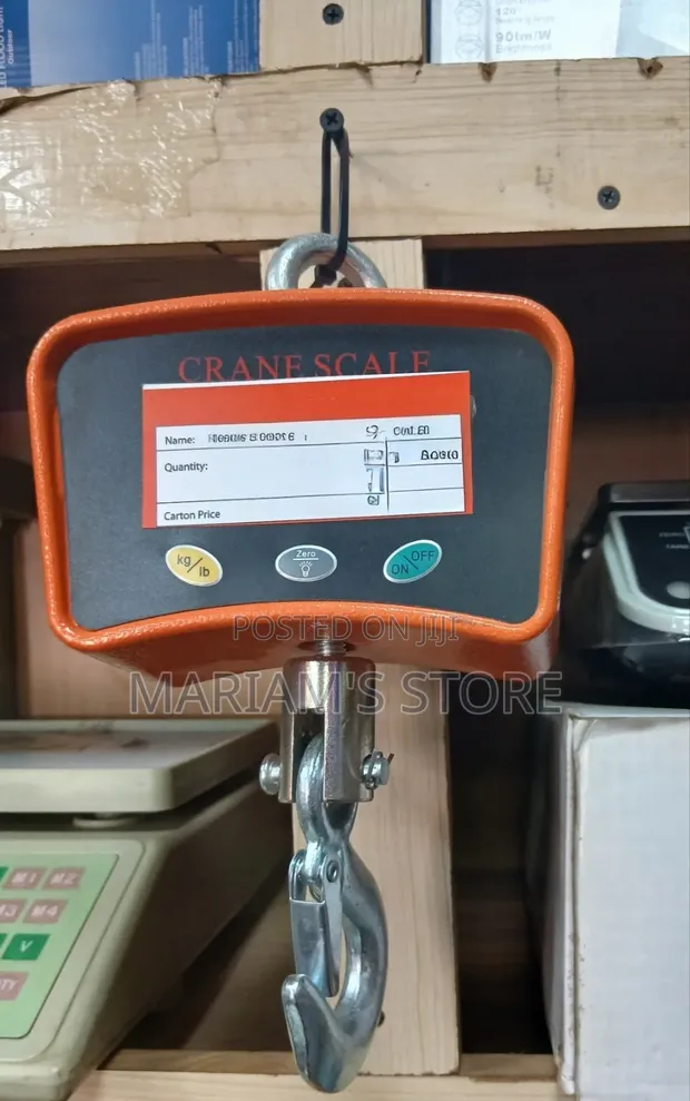 Digital Industrial Crane Scale - 500kg Stainless Steel - 1