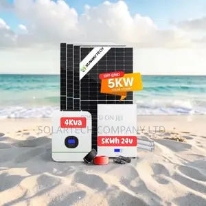 5kWh Hybrid Solar System with 4kVA Inverter & LiFePO4 Battery