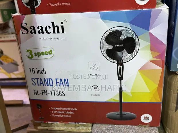 Saachi 16-Inch Electric Stand Fan (NL-FN-1738S) - 1