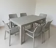 Brand New Monoblock Plastic Dining Table and Chairs Set - 2