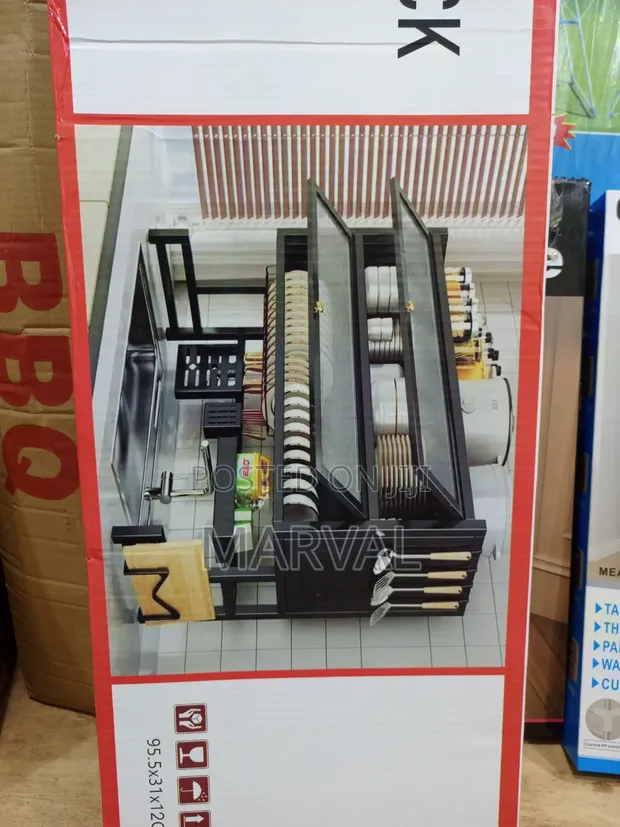 2-Tier Over-the-Sink Dish Drying Rack - 1
