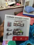 Black Metal Corner Shower Caddy Set - 2
