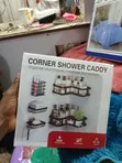 Black Metal Corner Shower Caddy Set - 3
