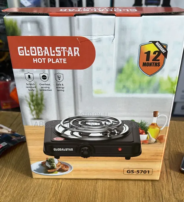 Globalstar GS-5701 Single-Coil Electric Hot Plate - 1
