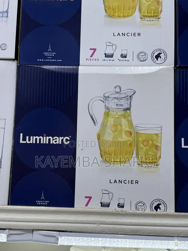 Brand New Luminarc Lancier 7-Piece Glass Juice Water Set - 1