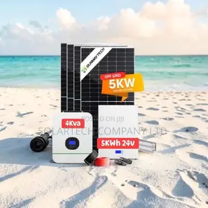 Complete 5kWh Hybrid Solar System with 4kVA Inverter & LiFePO4 Battery