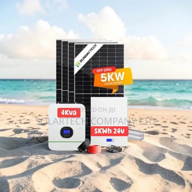 Brand New 5kWh Solar System with 200Ah Battery & 4x620W Panels - 1