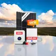 5kWh Home Hybrid Solar System with 4kVA Inverter & LiFePO4 Battery - 1