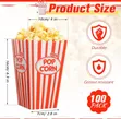 2pcs Reusable Plastic Popcorn Boxes - 3