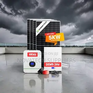 5kWh Hybrid Solar System with 4kVA Inverter & 200Ah LiFePO4 Battery