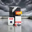 5kWh Hybrid Solar System with 4kVA Inverter & 200Ah LiFePO4 Battery - 1