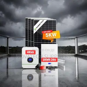 5kWh LiFePO4 Hybrid Solar Kit with 4x620W N-Type Panels