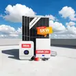 5kWh LiFePO4 Hybrid Solar Kit with 4x620W N-Type Panels - 2