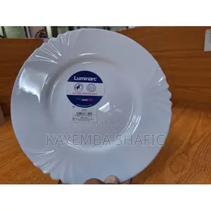 Luminarc Cadix White Dinner Plates - 1 Dozen