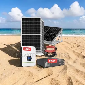 8kWh 48V Lithium Hybrid Solar System | 6kVA Inverter | 8x620W Panels