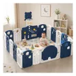 Foldable Kids Play Pen with Basketball Hoop - 3
