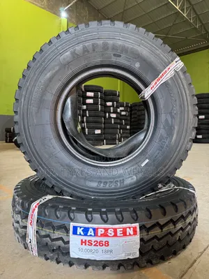Kapsin 10.00R20 Tyres - Brand New