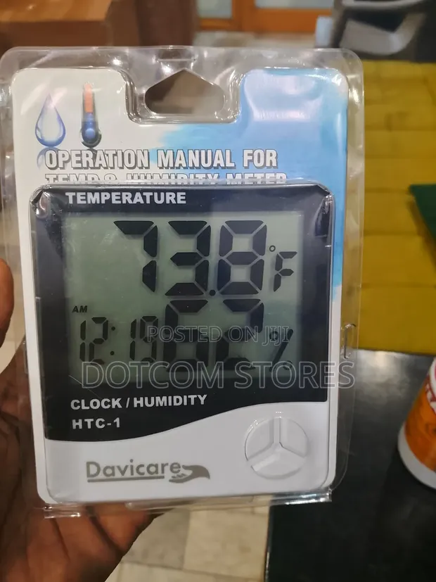 High Quality Digital Hygrometer with Alarm - 1
