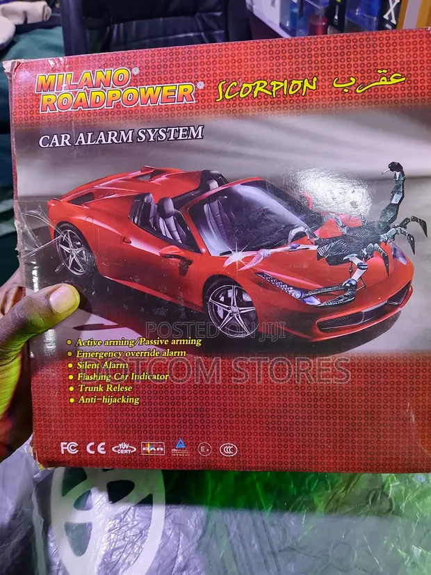 Milano Car Alarm System - Anti-Theft Secure Portable - 1