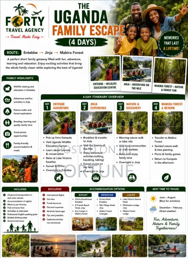 Fortune Travel Agency: Uganda Tour Packages - 1