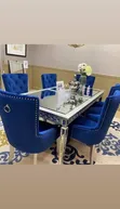 Dining Table with Chairs - 1
