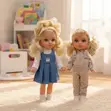 Brand New Beauty Girl Twin Doll Play Set (2-Pack) - 2
