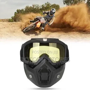 Motorcycle Helmet Mask & Riding Goggles