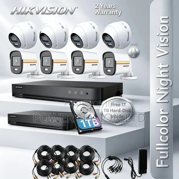 8 Channel Moonlyte Vision CCTV Camera Full Kit - 1