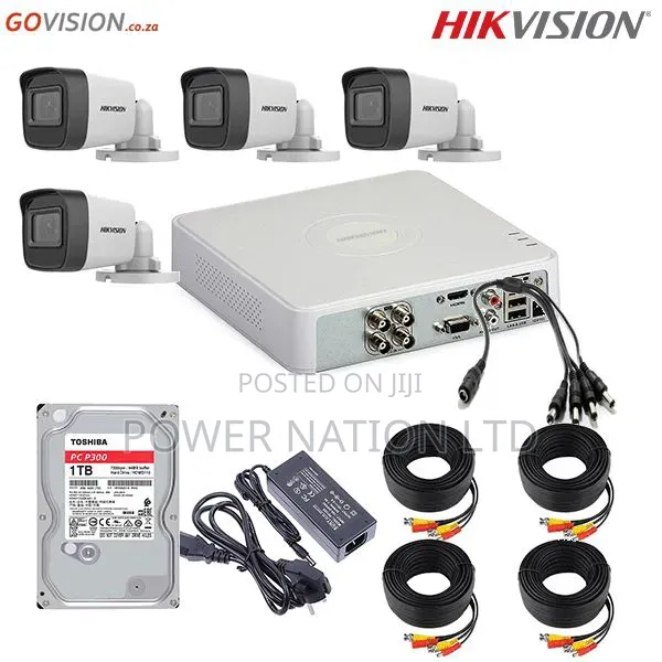 Brand New 4 Channel Govision CCTV Camera Complete Set - 1