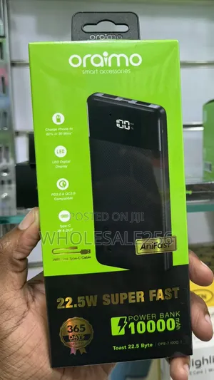 Original Oraimo Toast 22.5W 10000mAh Power Bank