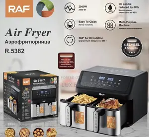 Brand New Double Air Fryer - 9L Total Capacity