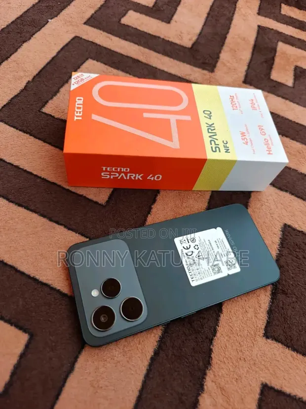 New Tecno Spark 40 128GB Black - 1