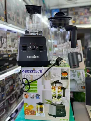 Bosstech 2-in-1 Commercial Blender with Glass Jar HM-1588