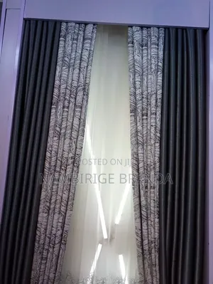 Elegant Charcoal Curtains Collection - Sold Per Meter