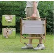 Portable Folding Camping Chair with Metal Frame - 3