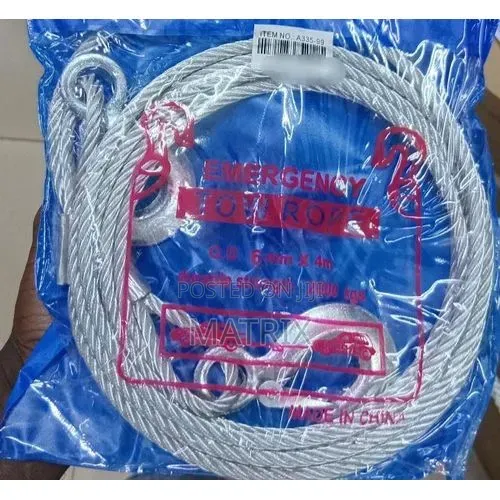 Heavy-Duty Steel Wire Towing Cable - 1