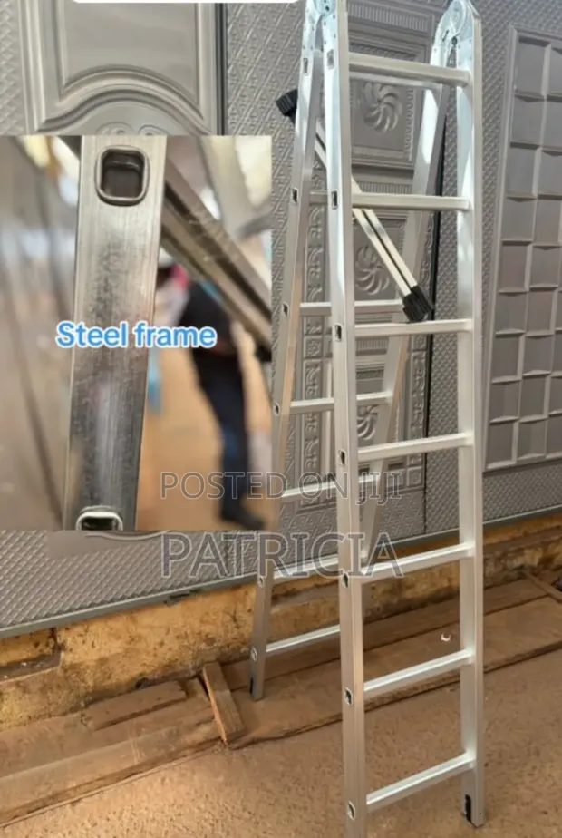 Double Side Ladder - Steel Frame - 1