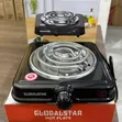 Globalstar Electric Stove Single Burner Hotplate - Black/Silver - 1