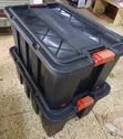 180L Heavy-Duty Stackable Storage Box with Wheels - 1