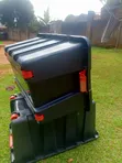 180L Heavy-Duty Stackable Storage Box with Wheels - 4